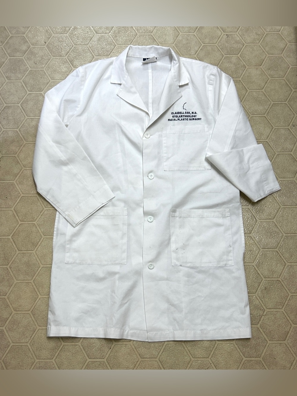 Men’s 44 Unisex Healthcare Professional White Lab Coat